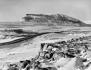 Penyghent In Snow