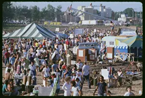 New Hampshire Prints: People Attending Demonstration by Nuclear Plant