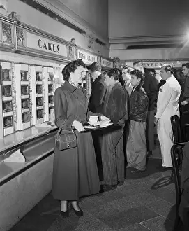 Lunch Prints: People in Automat