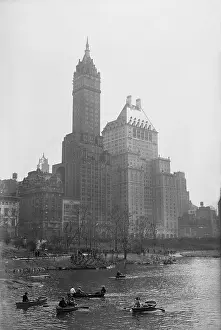 5th Avenue Prints: People Boating in Central Park