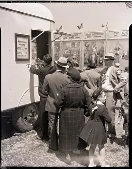 Patience Prints: People Buying Circus Tickets