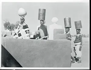 Pretoria Prints: People Carrying Water Containers