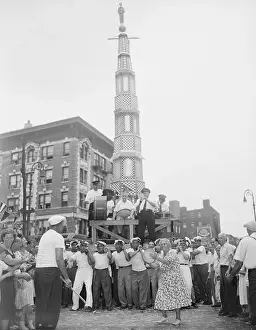People Celebrating Patron Saint