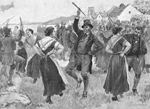 Partnership Prints: People Dancing Irish Jig