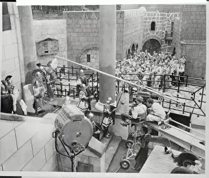 Greenville Prints: People Filming a Scene for a Movie