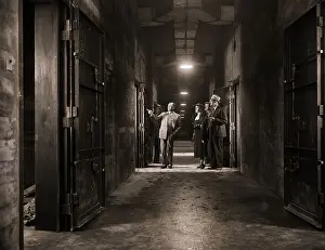 Teaching Prints: People Inspecting a Silver Vault
