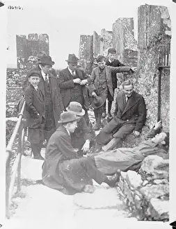 People Kissing the Blarney Stone