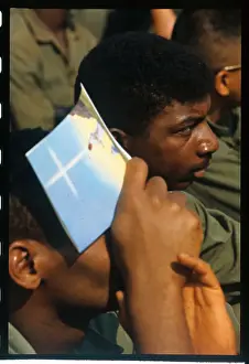 Pleiku Prints: People Listening to an Easter Service
