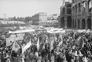 People Marching in a Demonstration