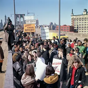 People Marching in a Demonstration