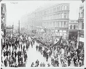 People Marching in a Parade