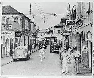 Thomas Prints: People Mingling In Street