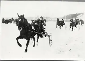 Fast Prints: People Partaking in Winter Racing