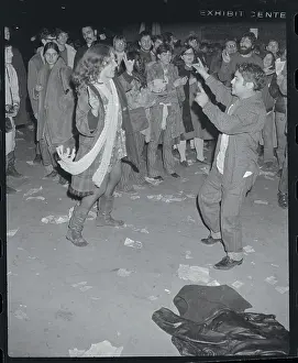 People Participating in Spring Celebration