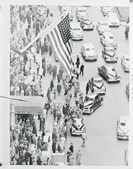 Picketing Prints: People Picketing at the Waldorf Astoria
