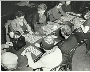 Legal Prints: People Playing Bingo