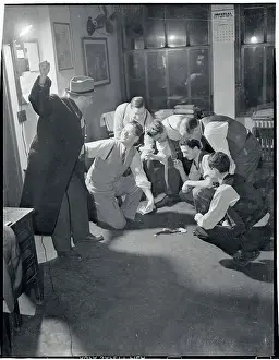 Luck Prints: People Playing a Dice Game