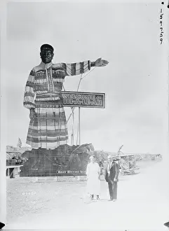 Miami Prints: People Posing in Front of a Sign Post