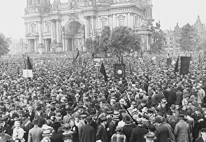 People Protesting in Berlin