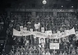 People Rallying for John F Kennedy for Vice President