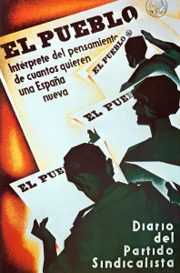 T1671881 Prints: The People Represent The Thinking Of Those Who Want A New Spain