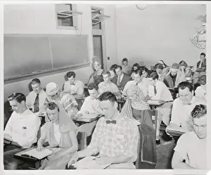 People Sitting in a Classroom