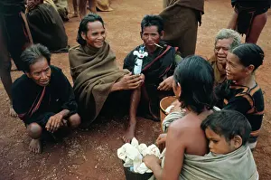 Pleiku Prints: People Sitting on the Ground