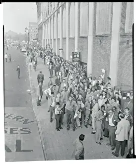 People Standing in Line