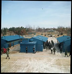 Panmunjom Prints: People Standing Outside MAC Meeting