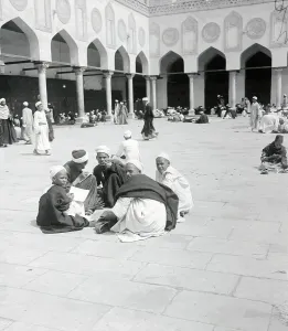 Cairo Prints: People Studying the Koran