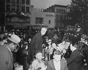Hostility Prints: People Throwing Eggs at Norman Thomas