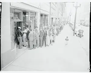 Patience Prints: People in Ticket Line