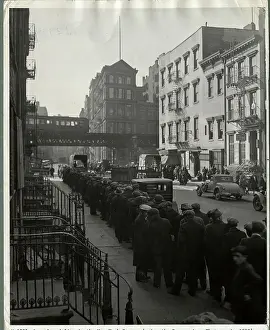 People Waiting for Bread
