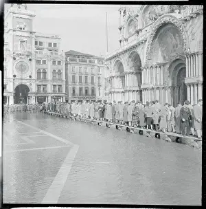 Patience Prints: People Waiting on a Catwalk