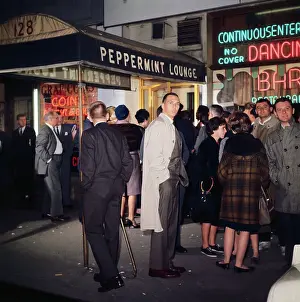 People Waiting on Line to Enter Peppermint Lounge