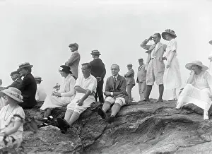 People Watching Golf Game