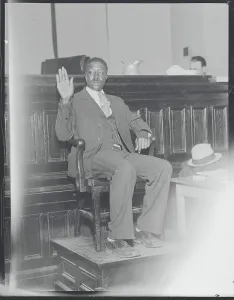 Decatur Prints: Percy Ricks Testifying