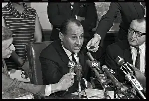 Percy Sutton at News Conference