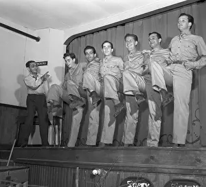 Performers of This Is The Army Dancing on Stage