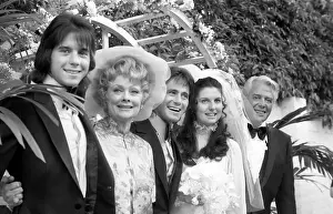 Performers Lucille Ball and Desi Arnaz At Their Daughter's Wedding