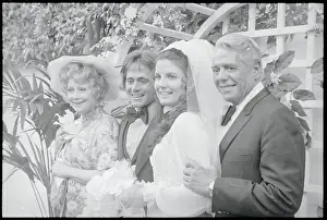 Performers Lucille Ball and Desi Arnaz At Their Daughter's Wedding