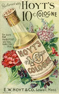 Perfumed Ad For Hoyt'S German Cologne