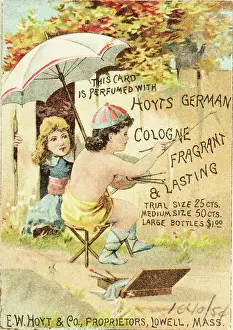Cologne Prints: Perfumed Ad For Hoyt'S German Cologne