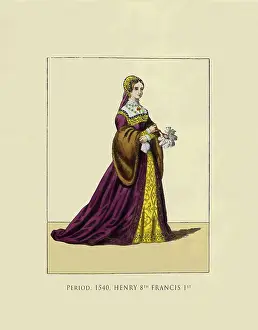Fashon Prints: Period Henry 8th Francis 1st
