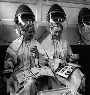 Beauty And Cosmetics Prints: Permanent Wave