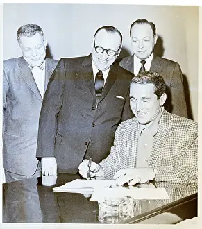 Contract Prints: Perry Como Signs Contract