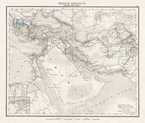 Images Dated 20th April 2014: Persian Empire (c.400 BC), steel engraving, pubolished in 1861