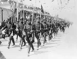 Persian Soldiers Marching at Coronation