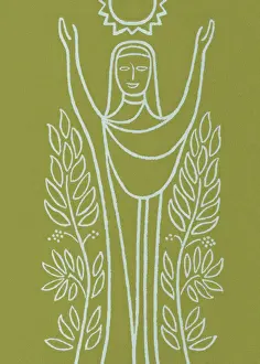 Illustrat Prints: Person With Arms Raised