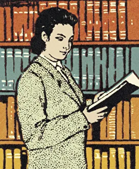 Development Collection: Person Reading a Book